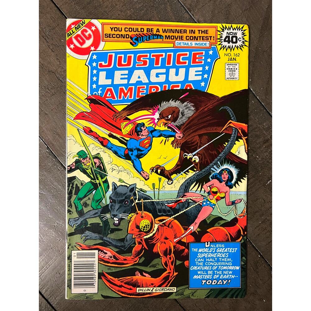 VINTAGE 1979 DC Comics "JUSTICE LEAGUE OF AMERICA" #162 - VF/Uncommon